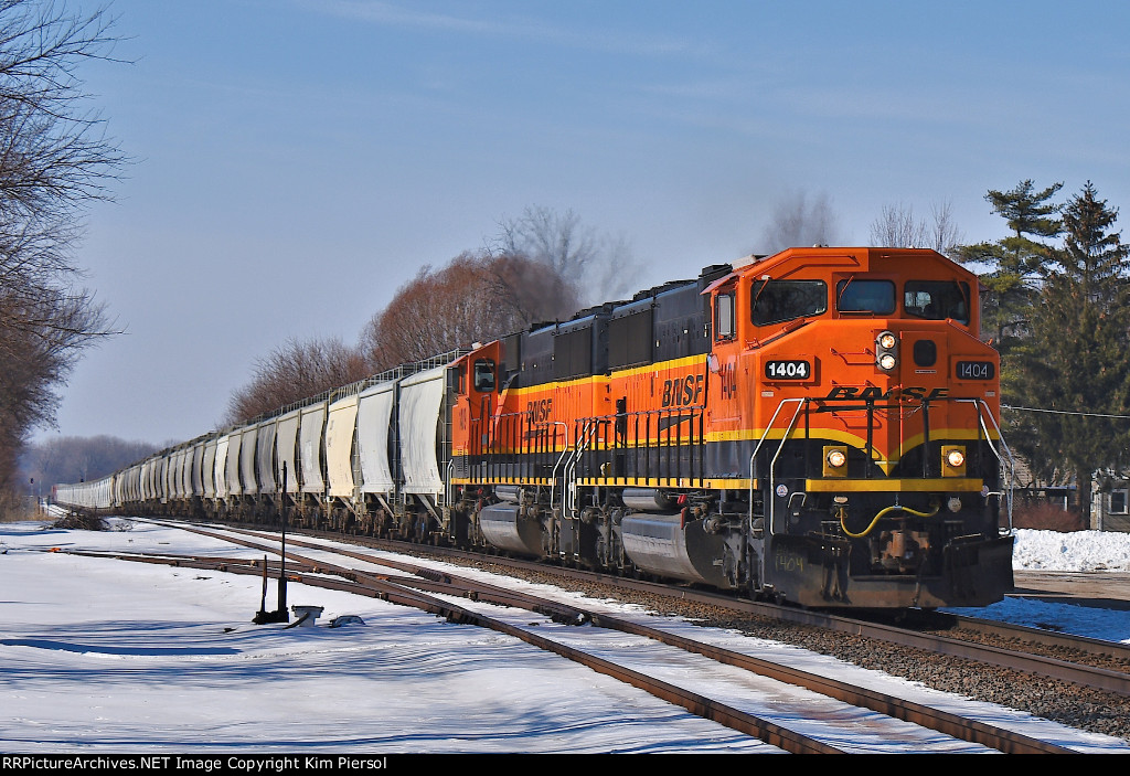 BNSF 1404 1409 Matching Pair of Tri-Windows